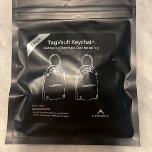 TagVault Keychain - Black